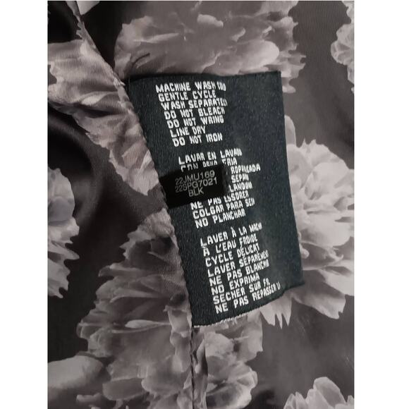 Guess Faux Leather Hooded Jacket Women's Size Large - Picture 6 of 7